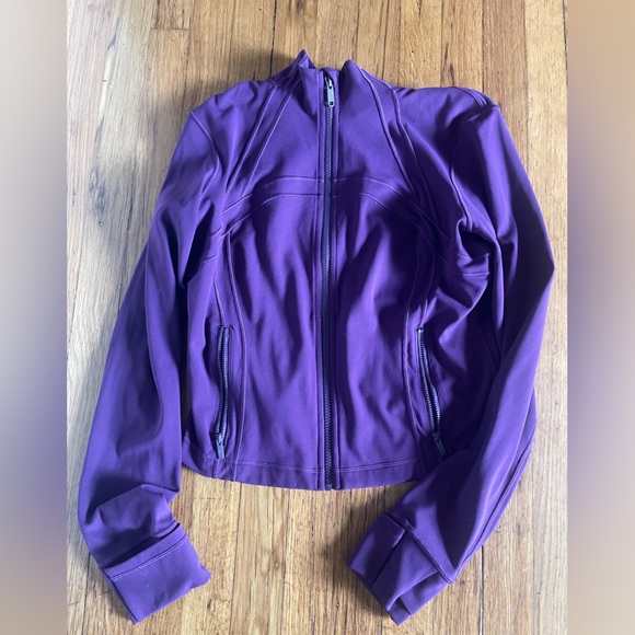 lululemon athletica Jackets & Blazers - Lululemon Define Jacket. Zip up size 12. Grape Thistle Color. Cropped.